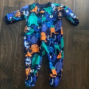 Fleece onesie